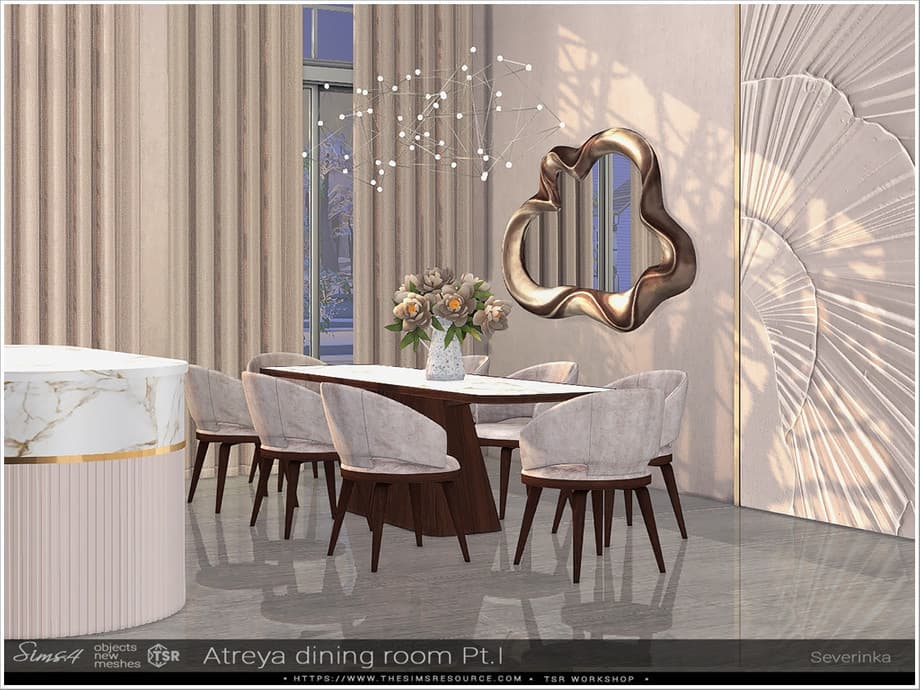 Скриншот мода Набор для столовой Atreya dining room